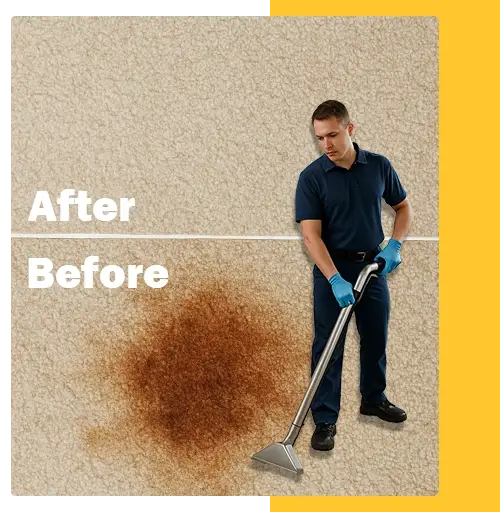 before and after Stain Removal  Stain Removal