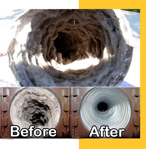 after and before Dryer Vent Cleaning Dryer Vent Cleaning