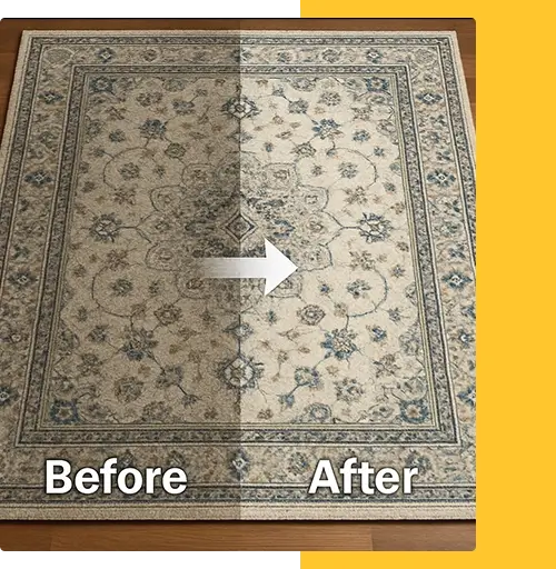before and after Rug Cleaning Rug Cleaning